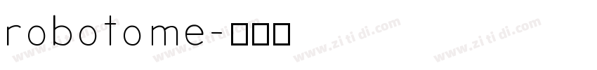 roboto me字体转换